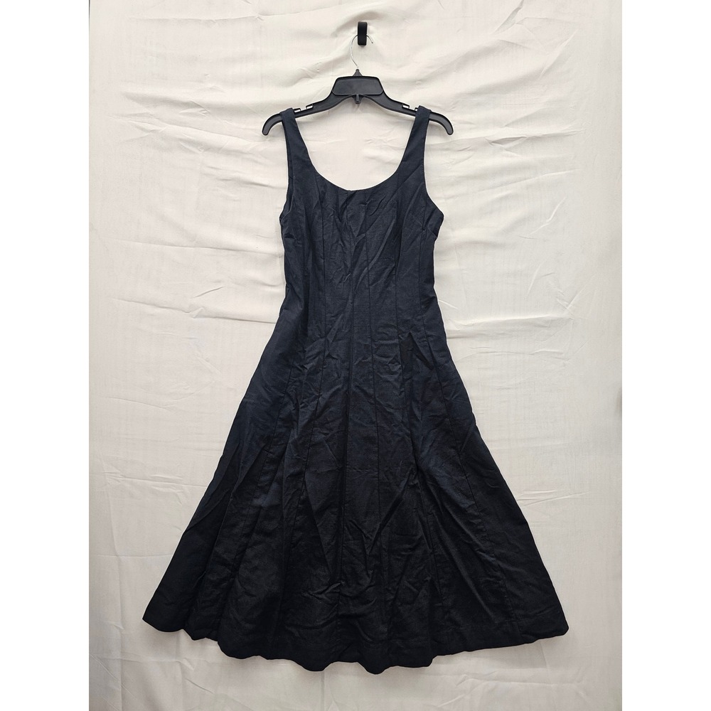 A New Day Womens Scoop Neck Sleeveless Midi Fit & Flare Dress Black 6 018099855